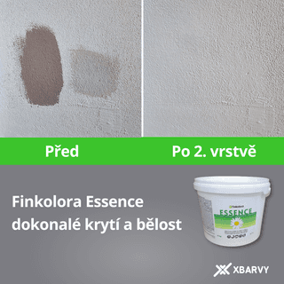 FINKOLORA ESSENCE, otěruvzdorná hluboce matná barva