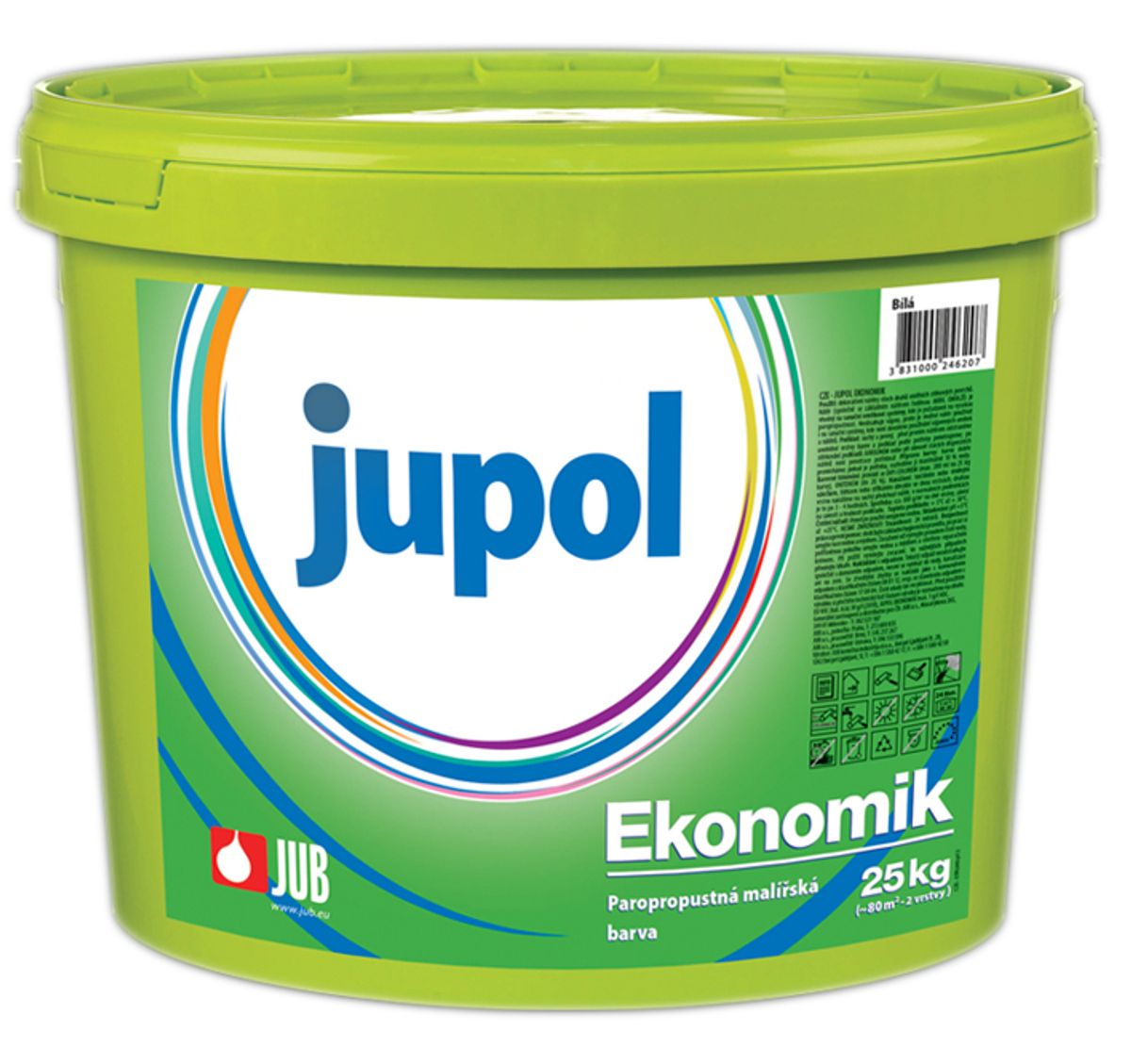 JUPOL EKONOMIK, bíla barva