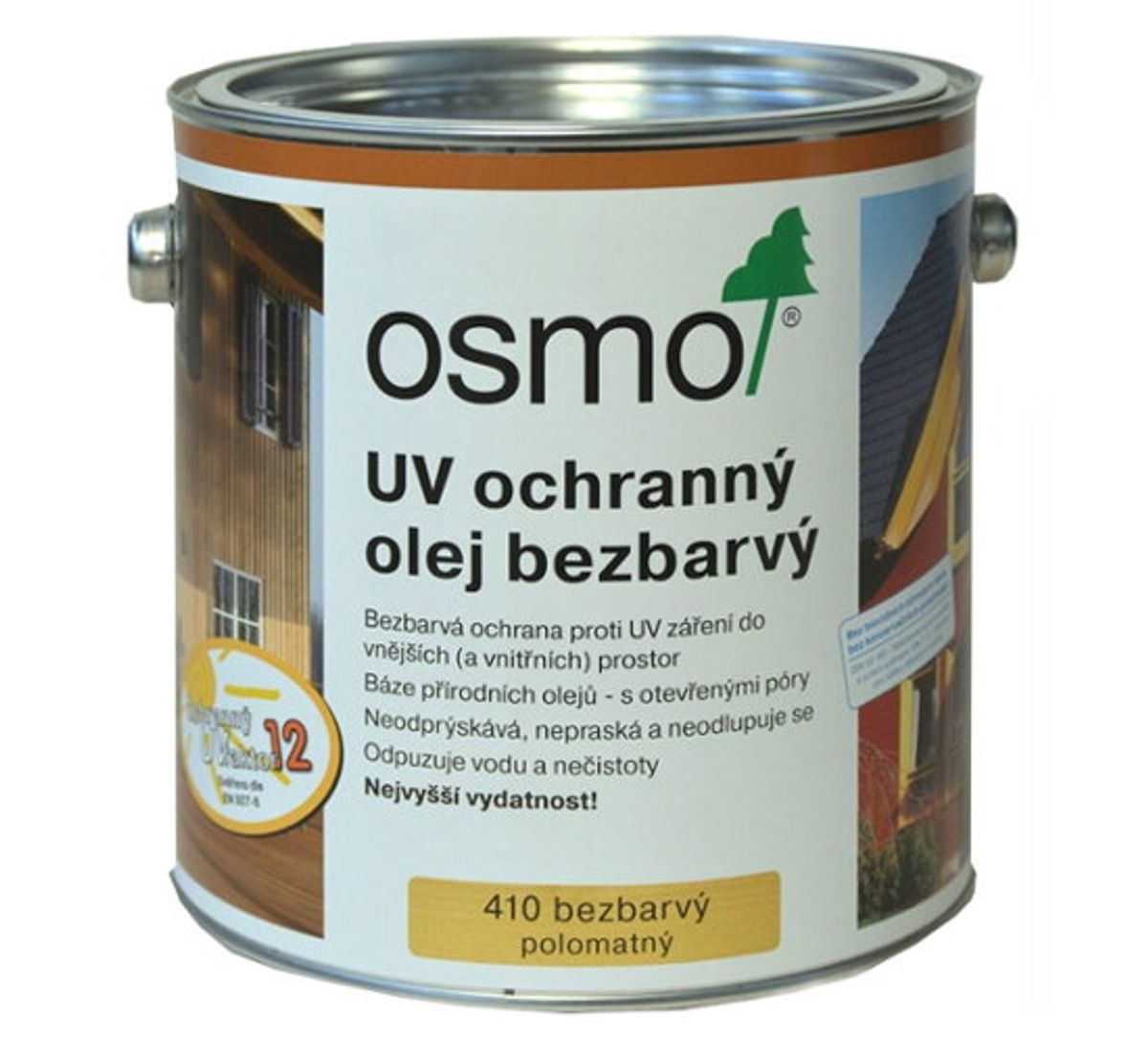 UV OCHRANNÝ OLEJ BEZBARVÝ 410 - Výborná UV ochrana na dřevo pro interiér a exteriér